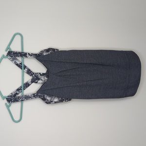 Lululemon No Limits tank top dark grey size 4